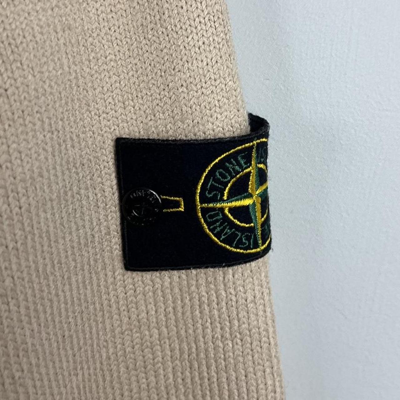 Stone Island Zip Up Knit Jumper (M)