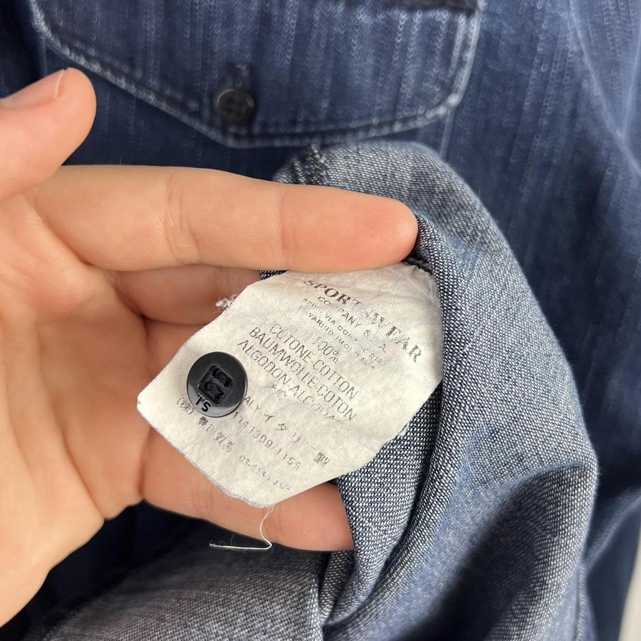 00's Stone Island Compass Logo Denims Jacket (L)