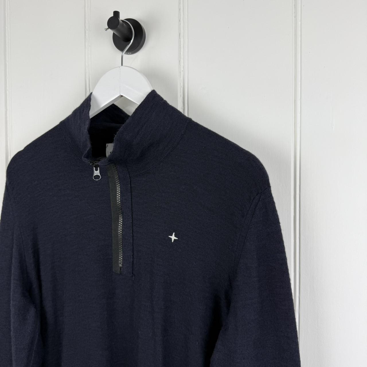 Stone Island Quarter Zip Jumper (L)