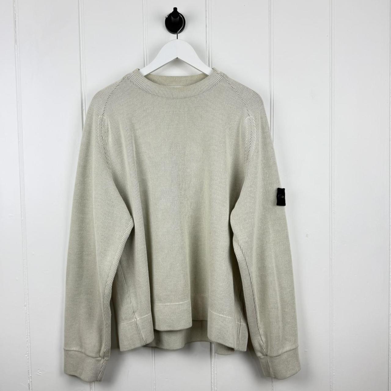 Early 2000’s Stone Island Ribbed Cotton Jumper (L)