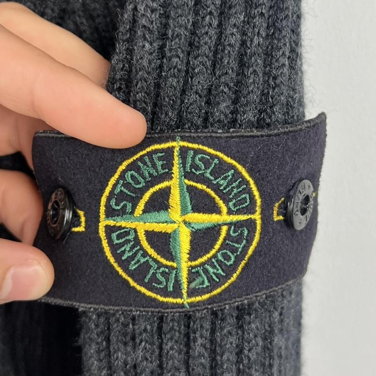 Stone Island Ribbed Knit Zip Jumper (M)