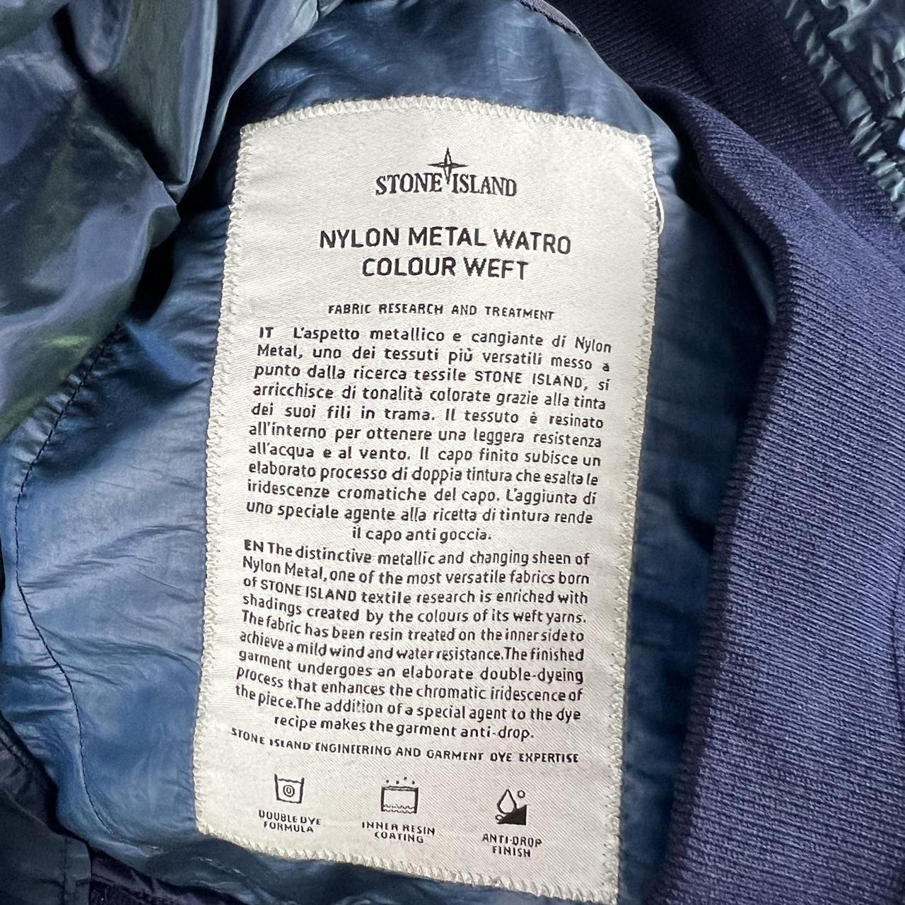 Stone Island Nylon Metal Weft Bomber Jacket (M)
