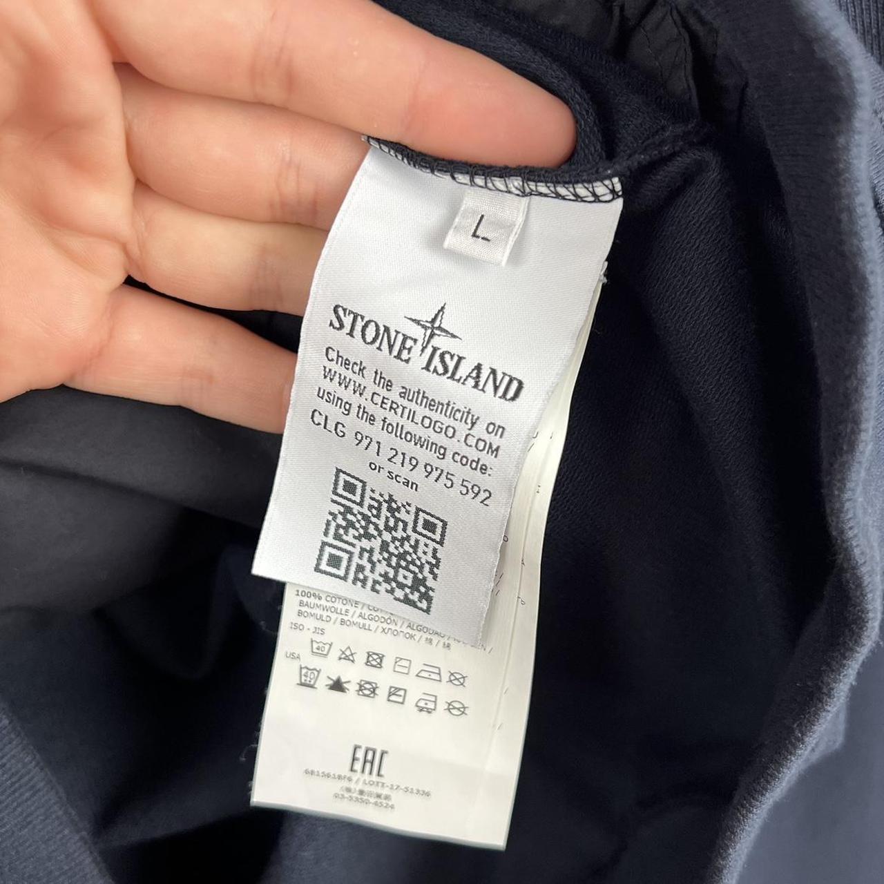 Stone Island Ghost Zip Up Jumper (L)