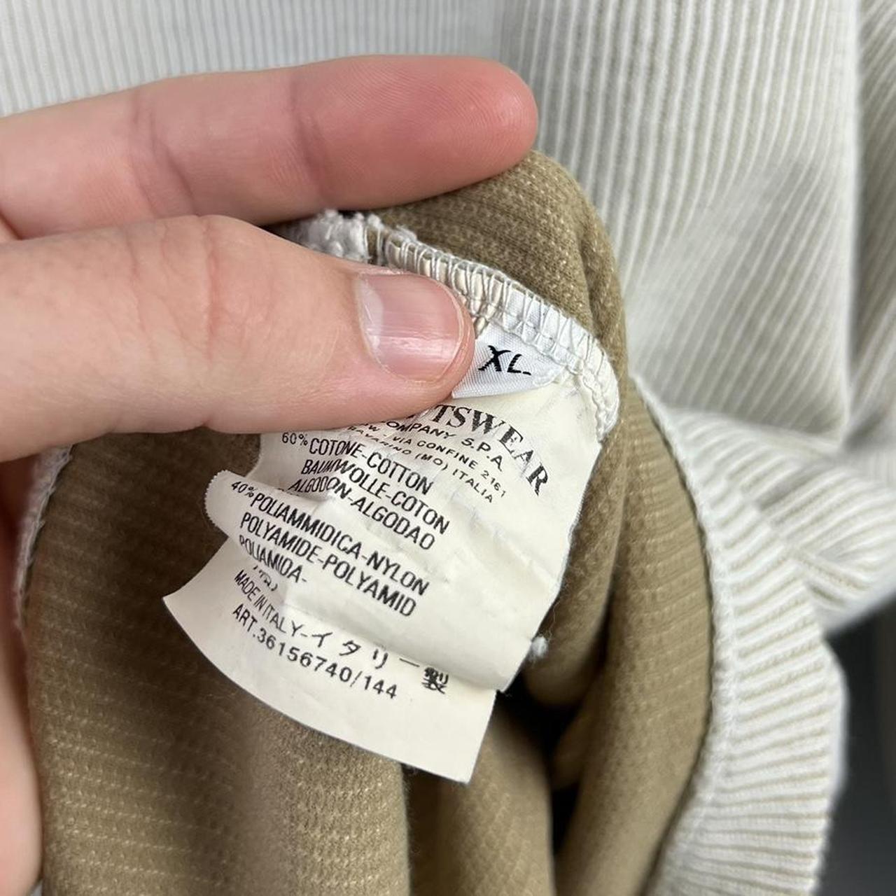 00's Stone Island Ribbed Q Zip Jumper