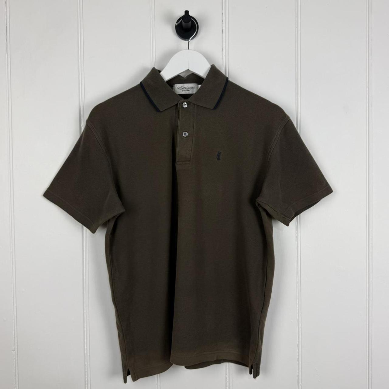 00s YSL Logo Polo Shirt (M)
