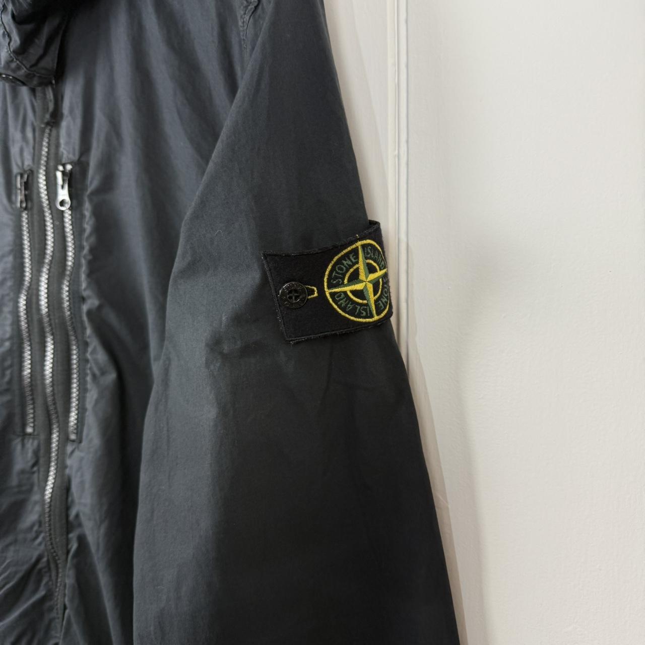 Stone Island Zip Canvas Hooded Jacket (L)