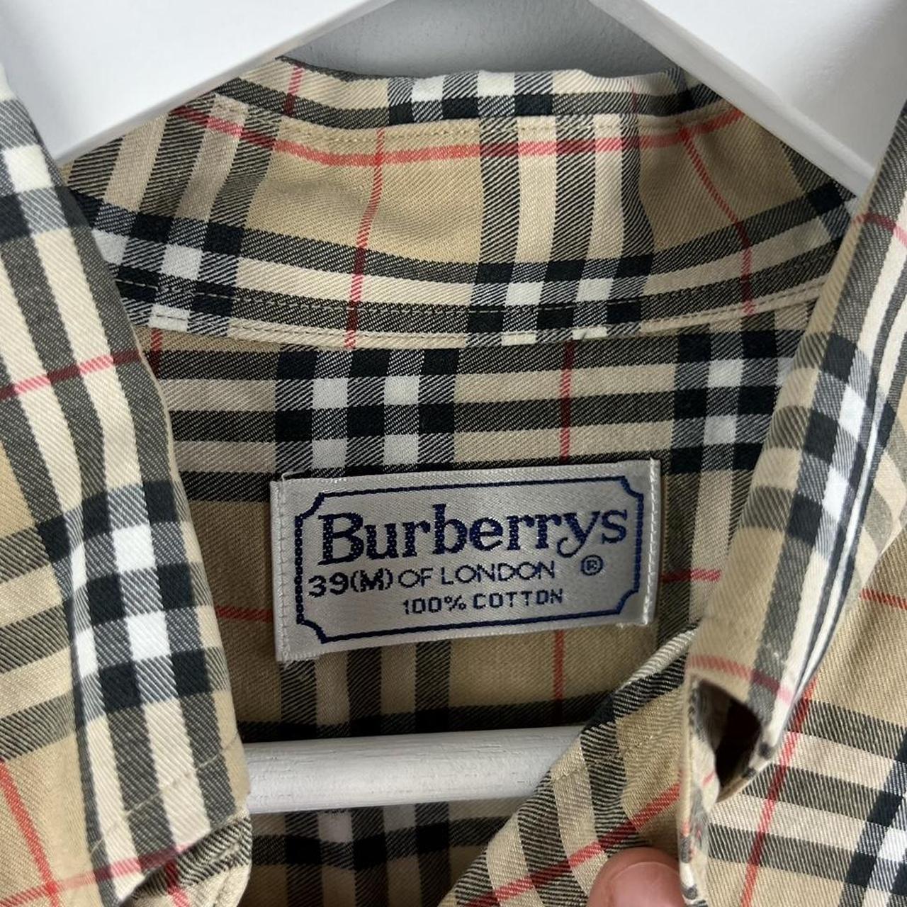 90's Burberry Nova Check LS Shirt (M)