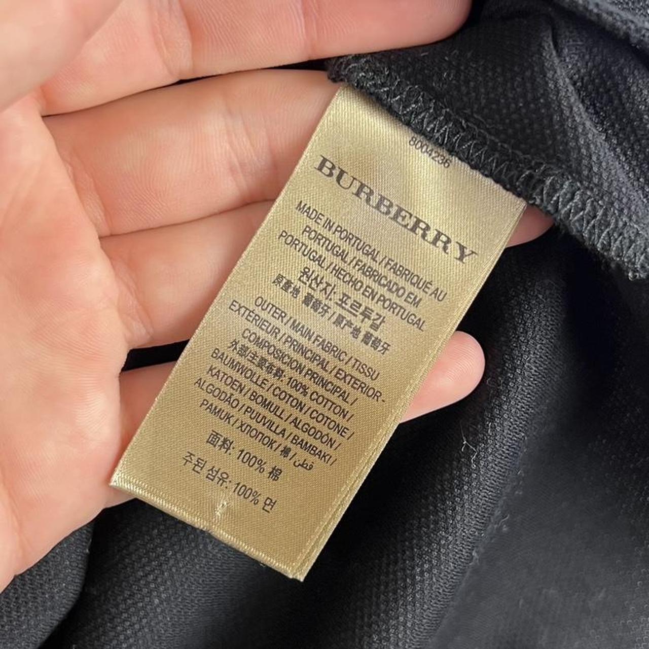 Burberry Embroidered Logo Polo Shirt (S)
