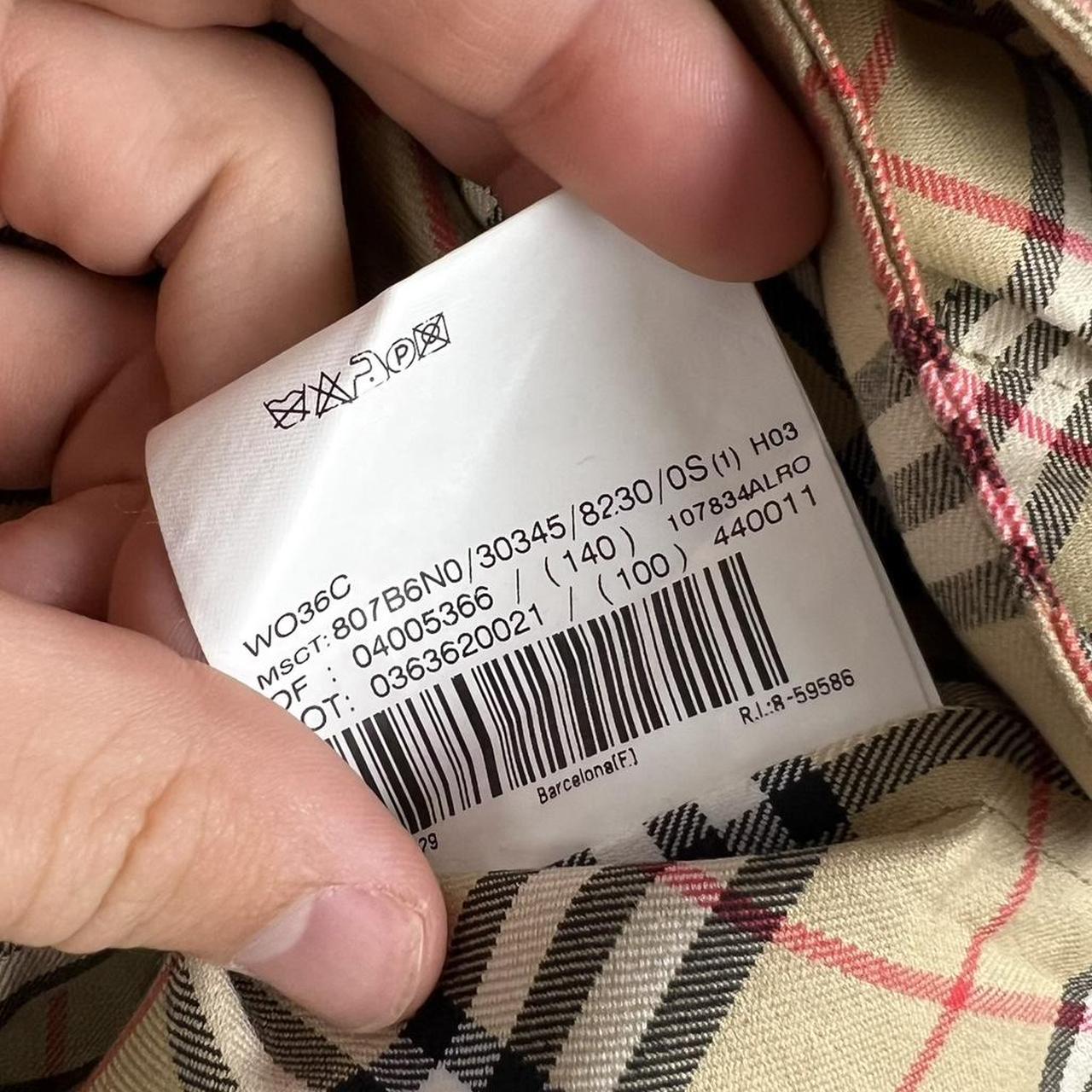 Vintage Burberry Nova Check Collared Jacket (S)