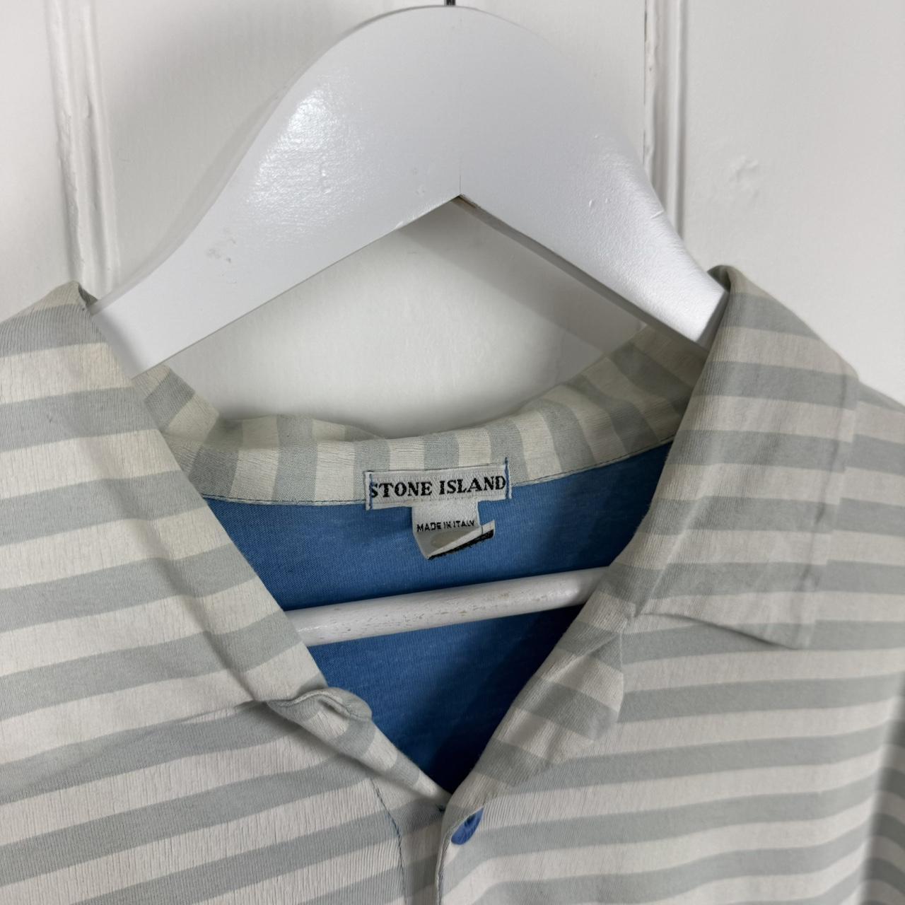 2000’s Stone Island Striped Polo (XXL)