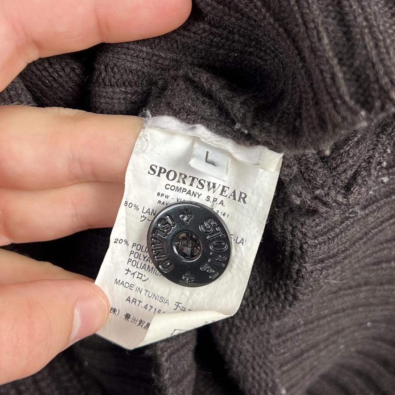 00's Stone Island Hooded Knit Hoodie