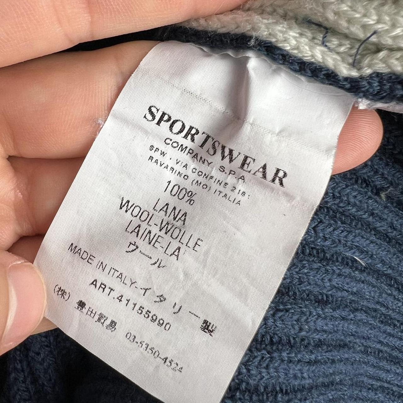 00’s Stone Island Ribbed Knit Zip Jumper (M)