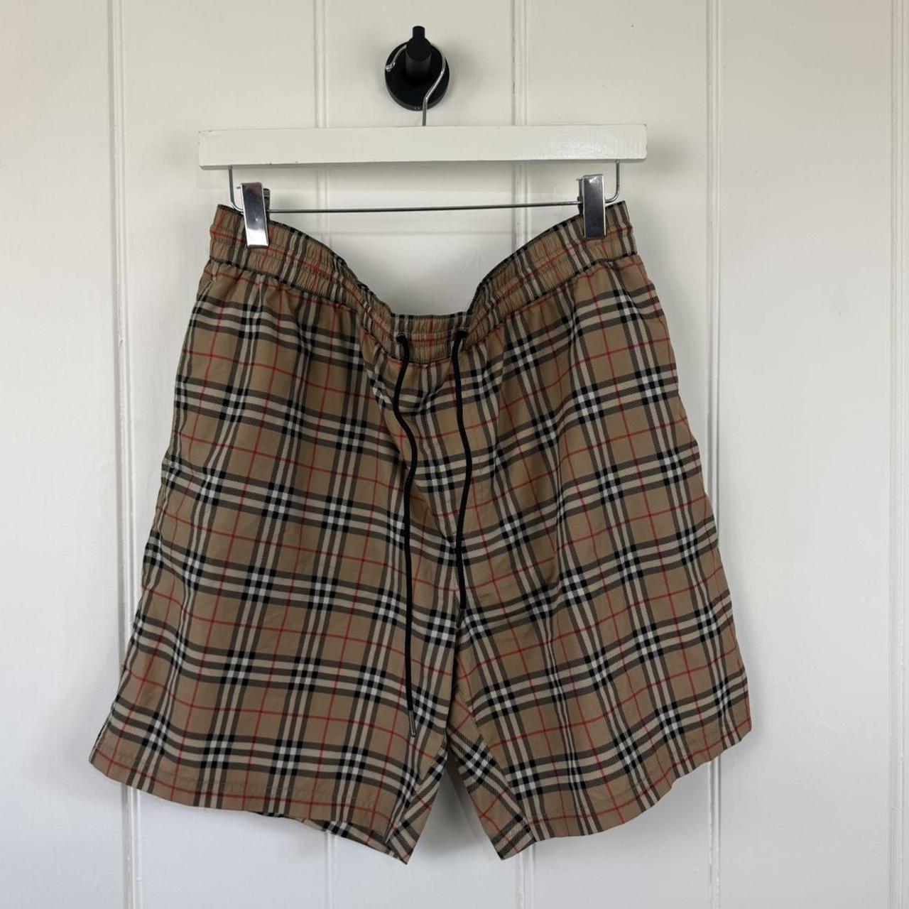 Burberry Nova Check Tartan Swim Shorts (L)