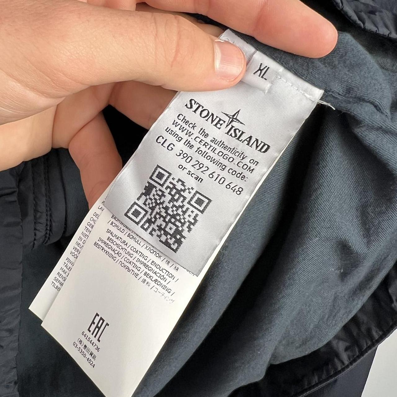 Stone Island Crinkle Reps Nylon Over Shirt (XL)
