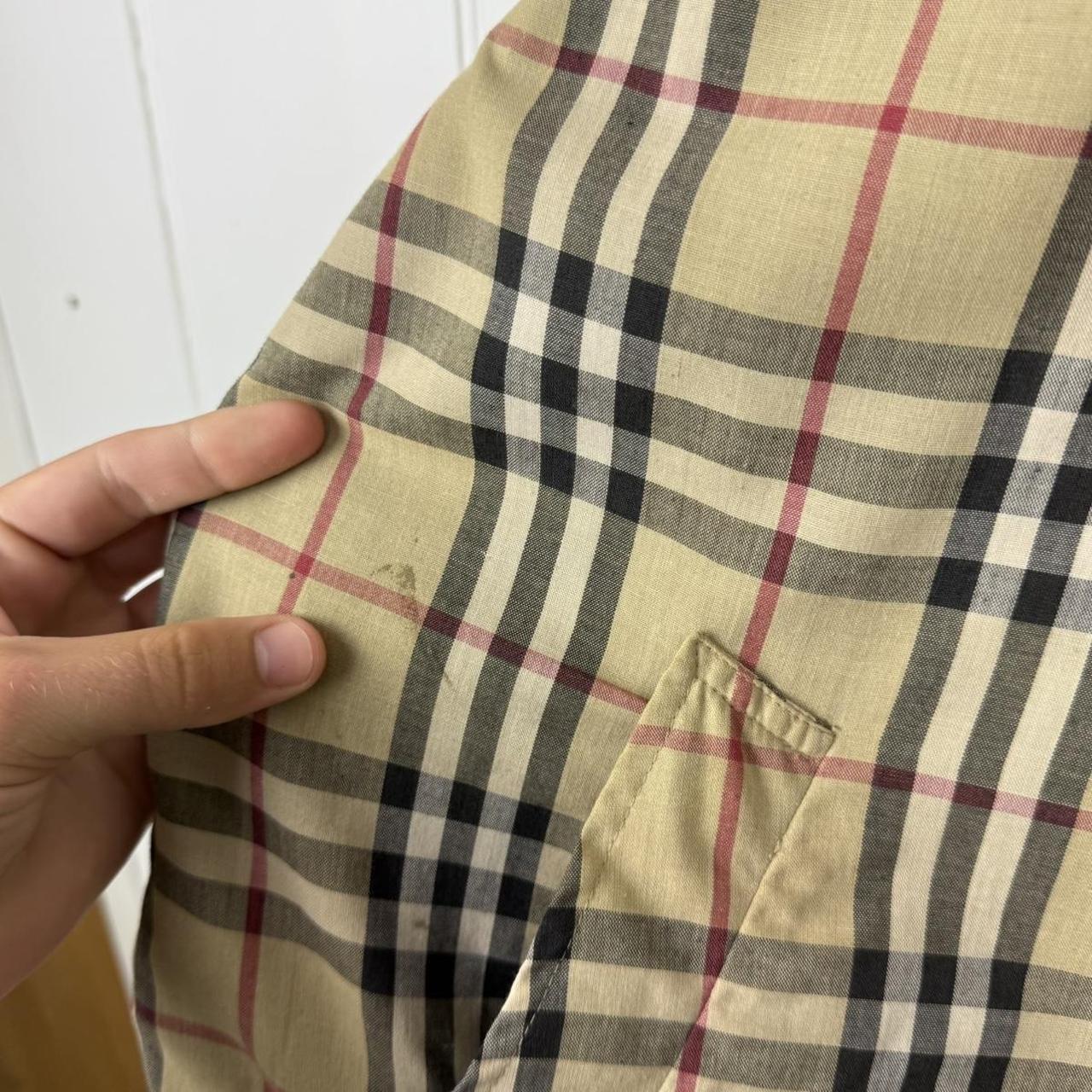 Vintage Burberry Nova Check Reversible Jacket (L)