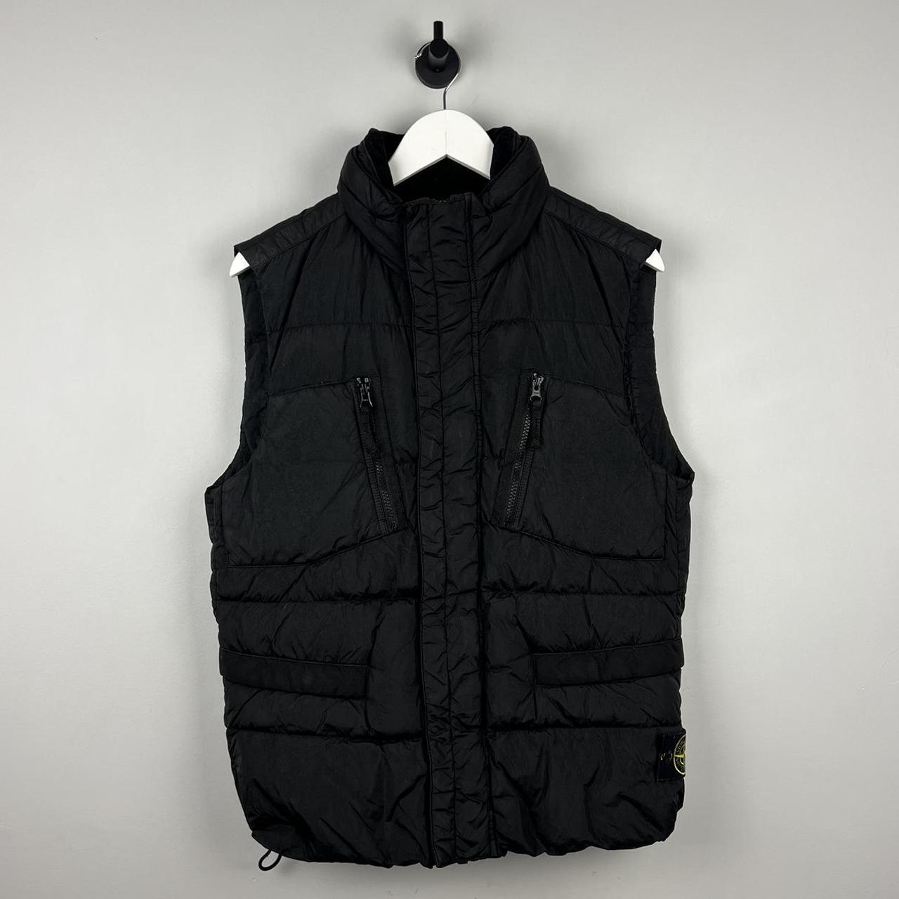 Stone Island Crinkle Reps Padded Gilet Vest M