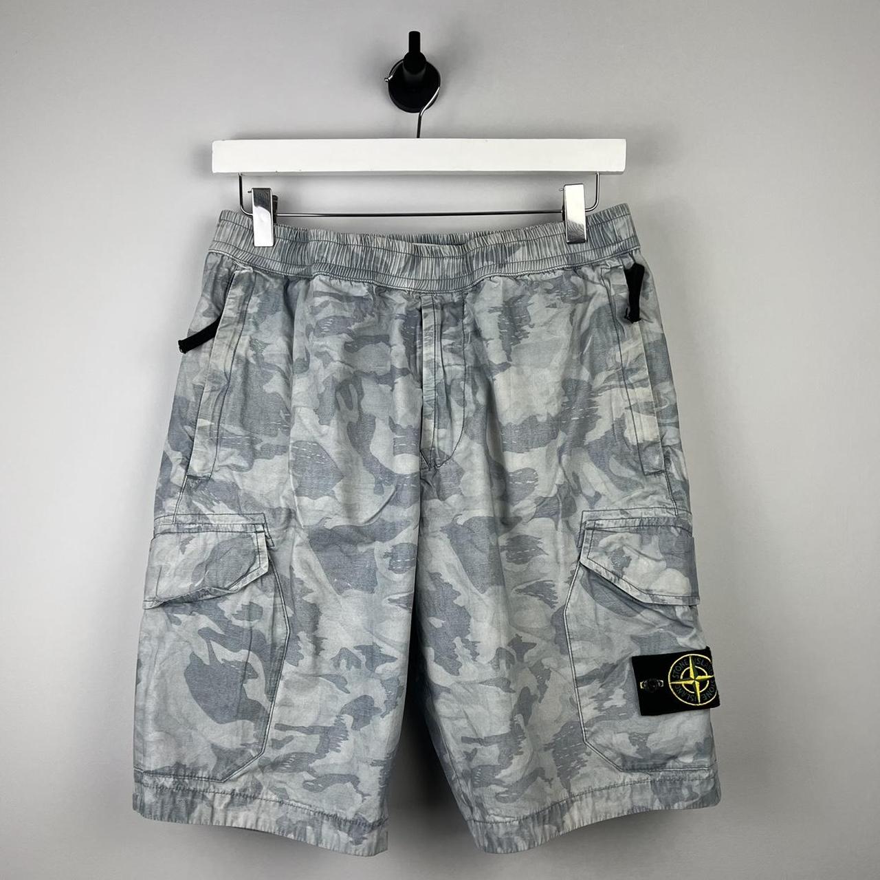 Stone Island Camo Cargo Shorts (W30")