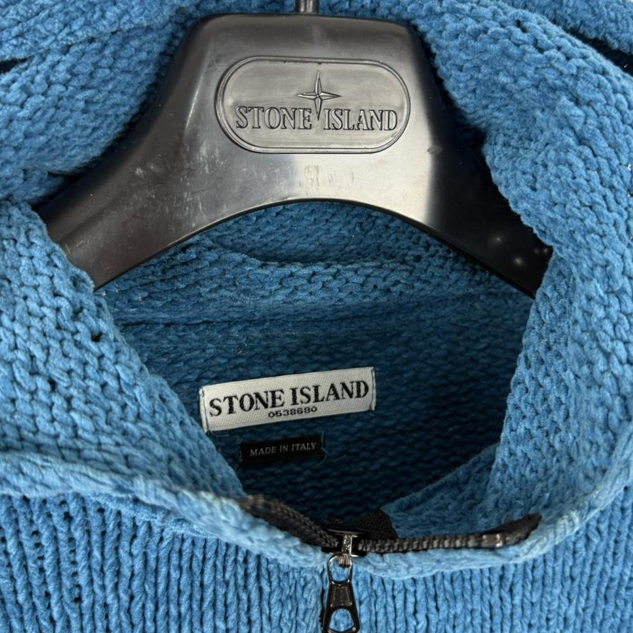 Mid 2000’s Stone Island Chenille Knit Pullover Hoodie (M/L)