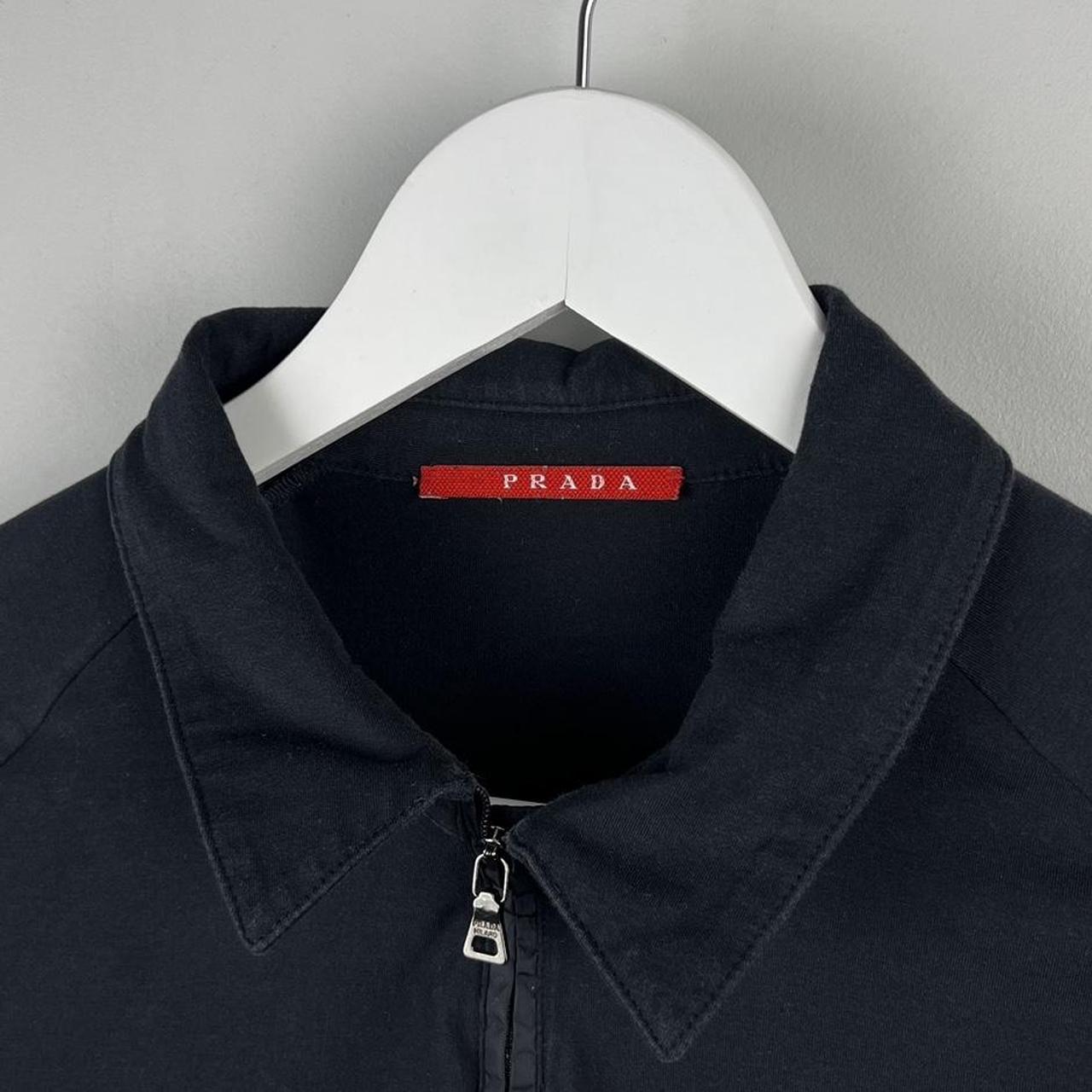 00’s Prada Sport Logo Polo Shirt LS (L)