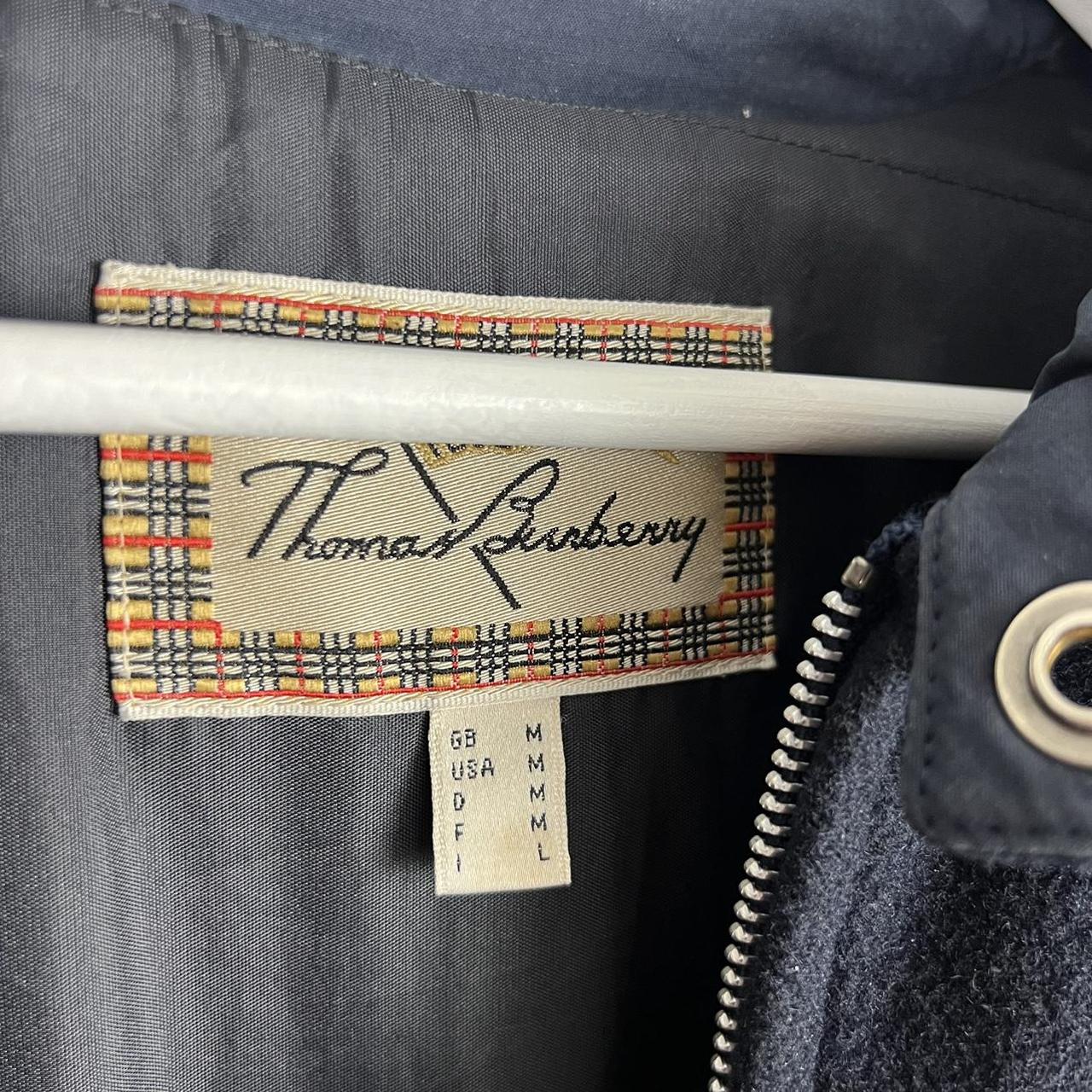 Thomas Burberry Fleece Collared Jacket (M)