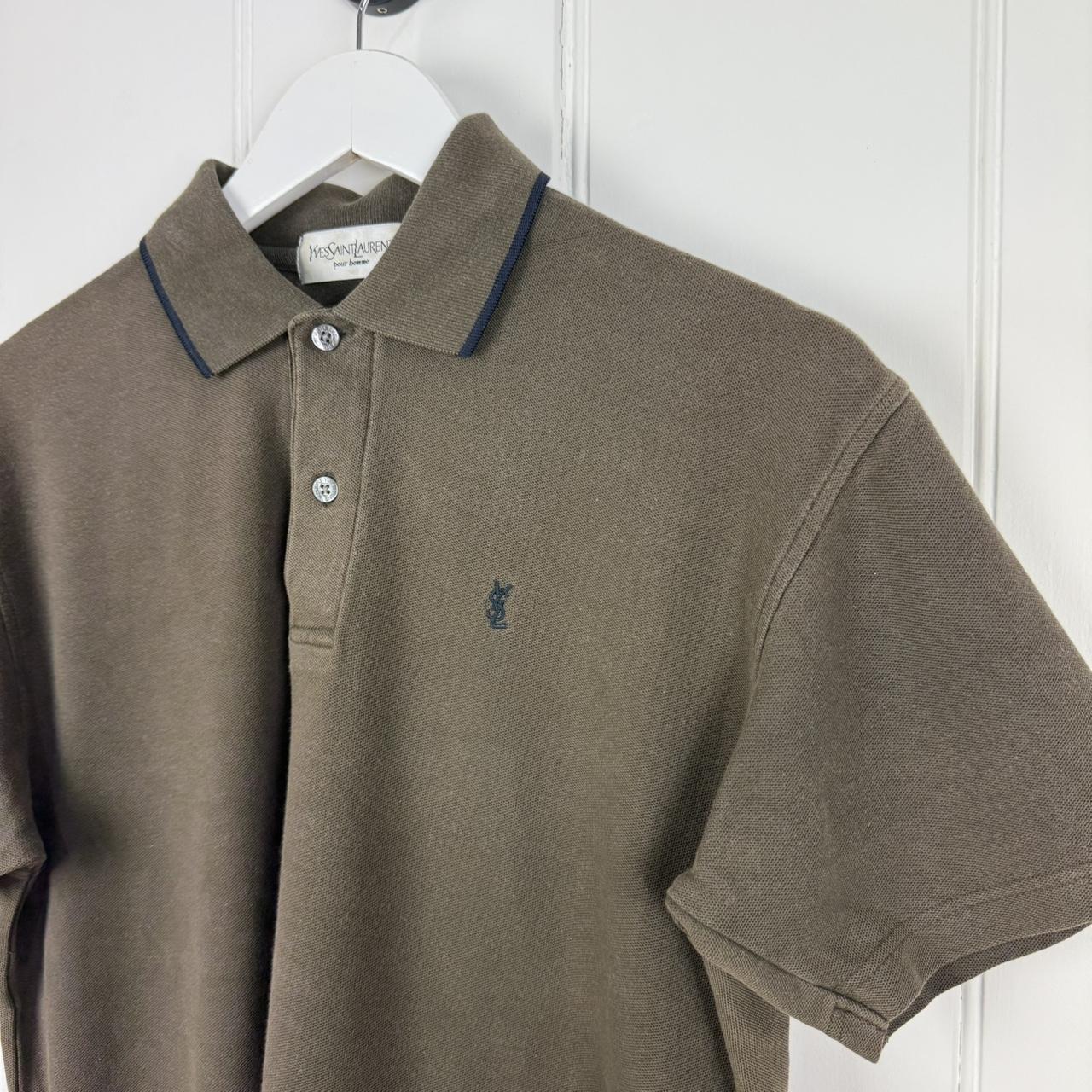 00s YSL Logo Polo Shirt (M)