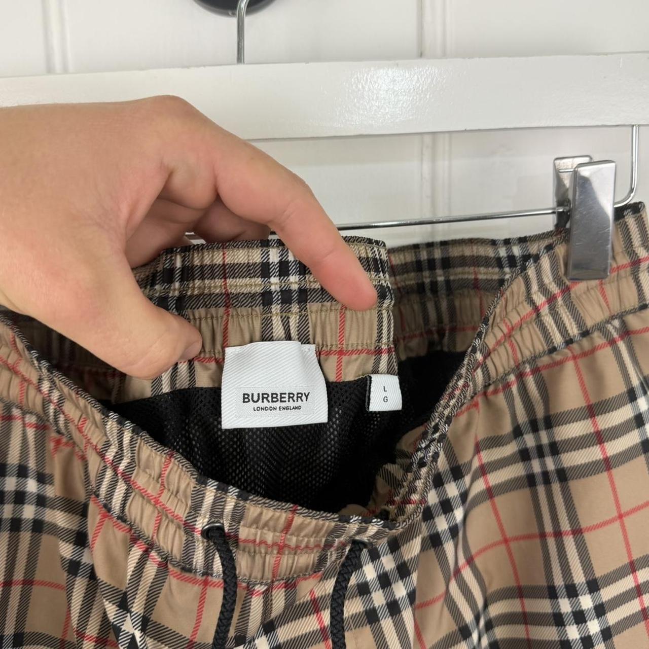 Burberry Nova Check Tartan Swim Shorts (L)
