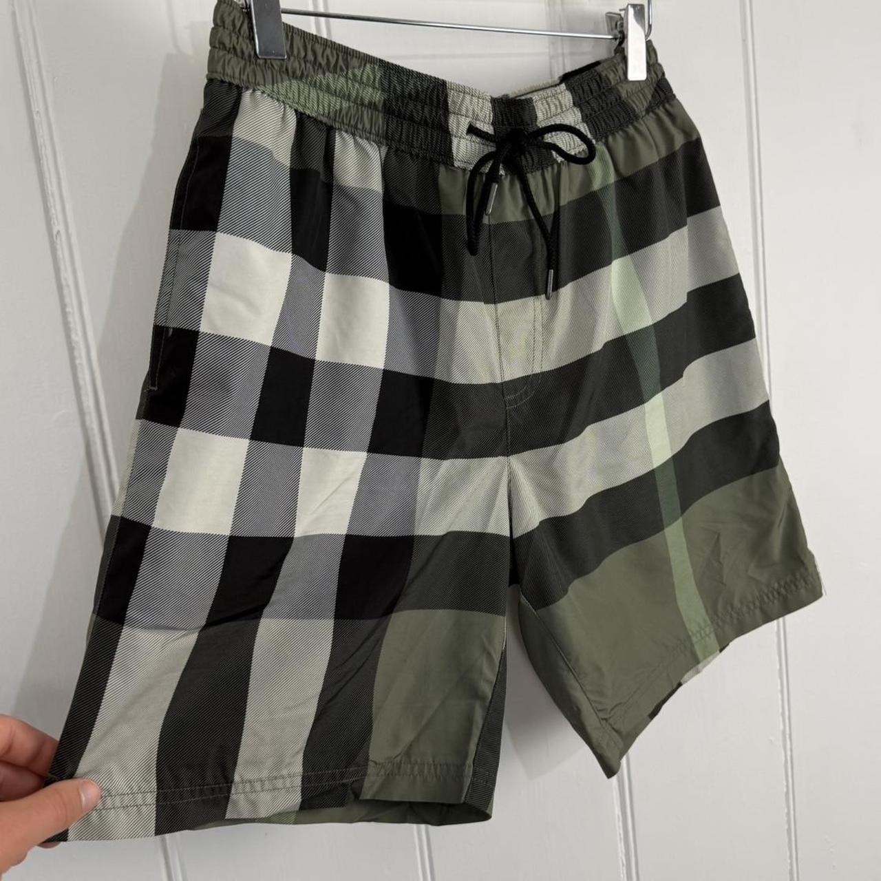 Burberry Tartan Logo Swim Shorts (S)