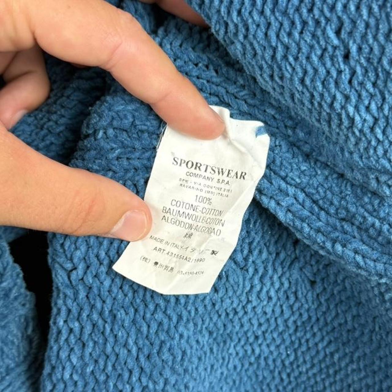Mid 2000’s Stone Island Chenille Knit Pullover Hoodie (M/L)