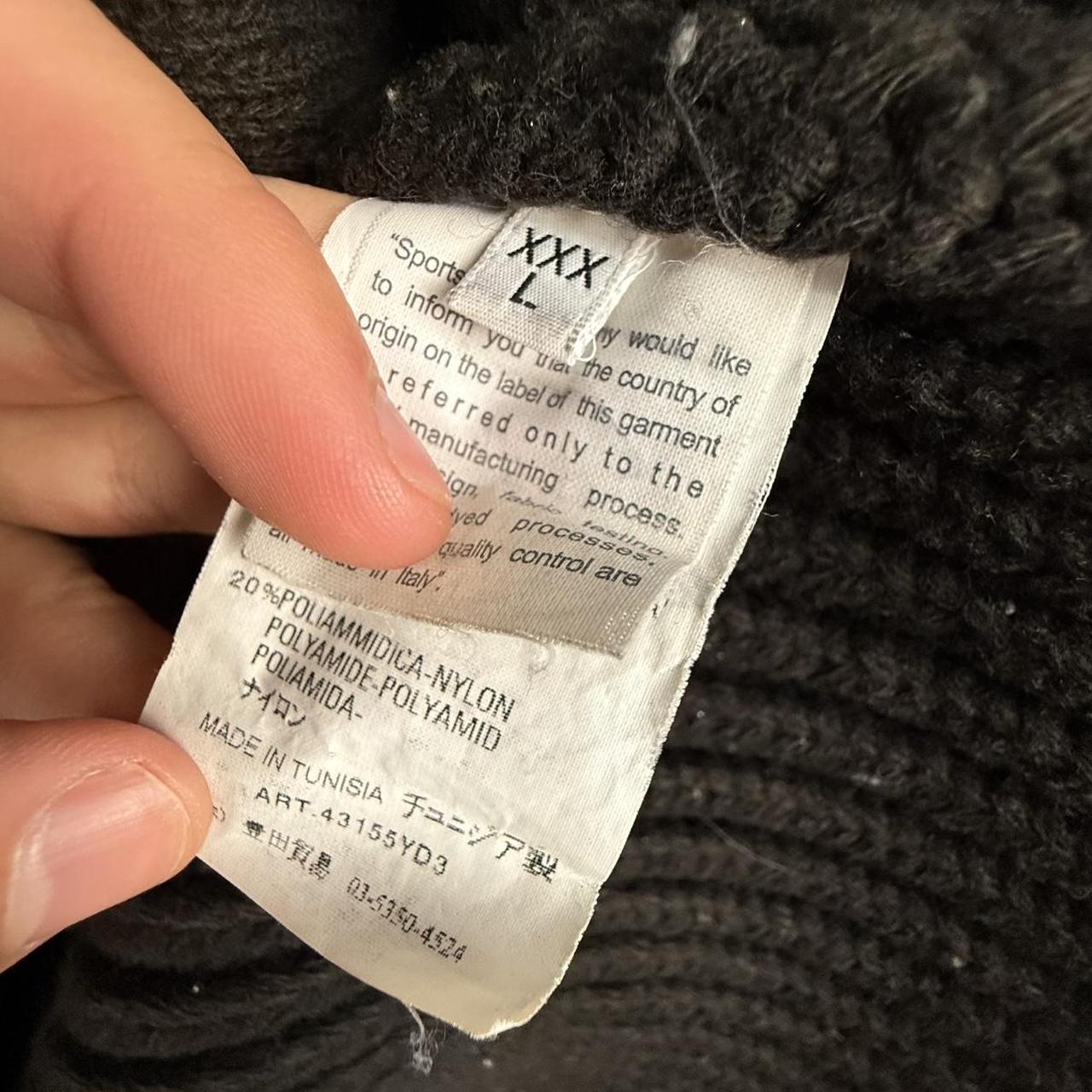 2000’s Stone Island Logo Knit Hoodie (XXL)