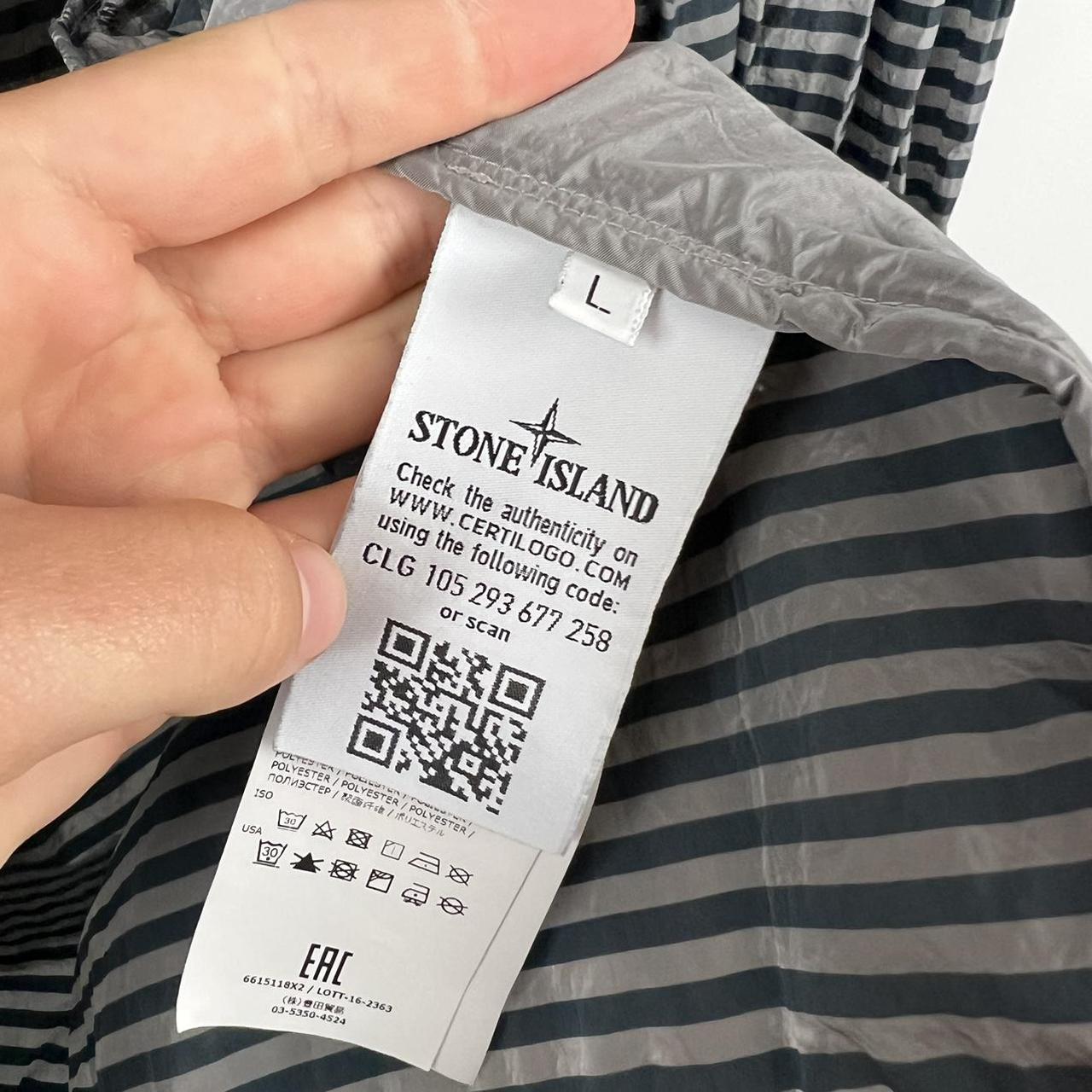 Stone Island Marina Nylon Striped Jacket (L)