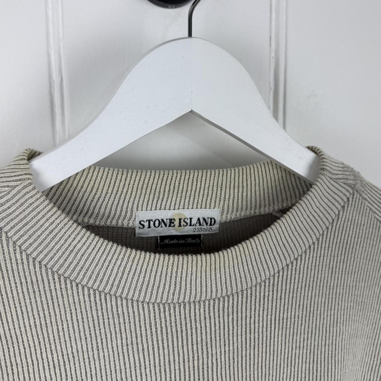 Early 2000’s Stone Island Ribbed Cotton Jumper (L)