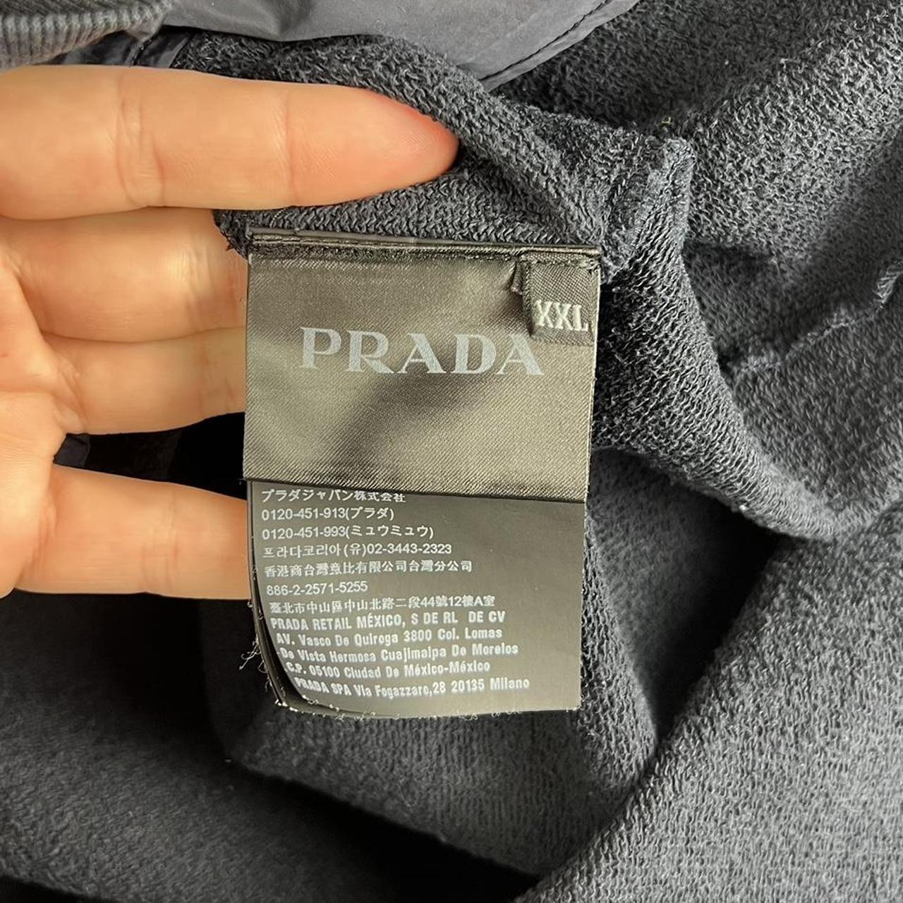 Prada Sport Logo Zip Hoodie (L)