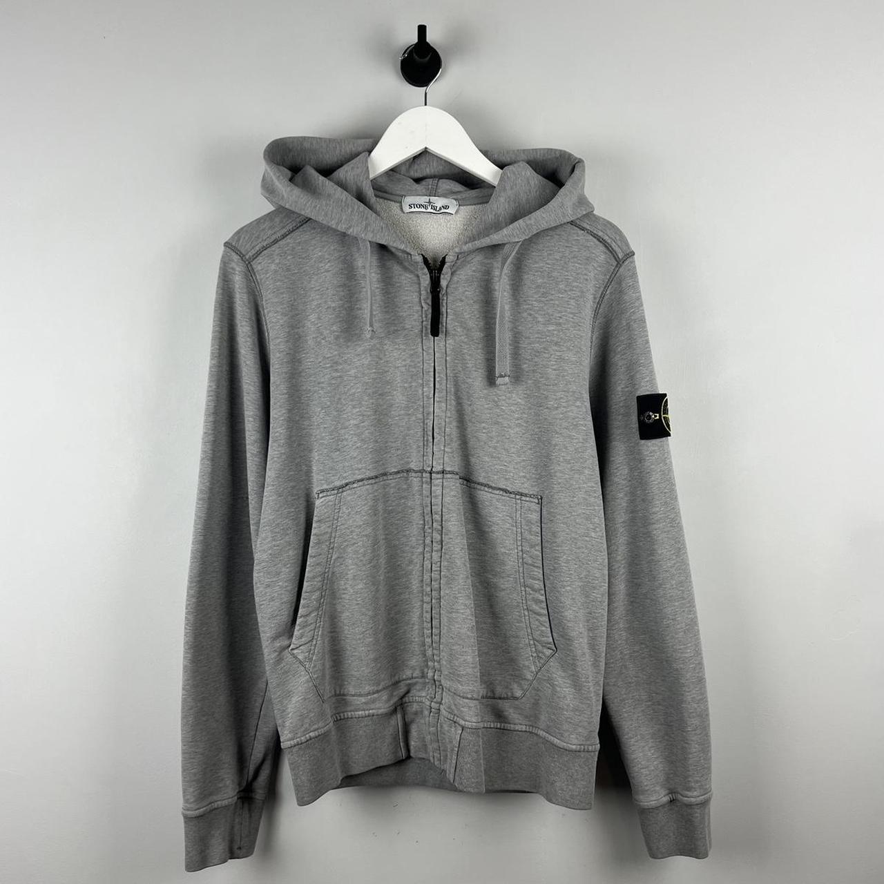 Stone Island Zip Up Hoodie (M)