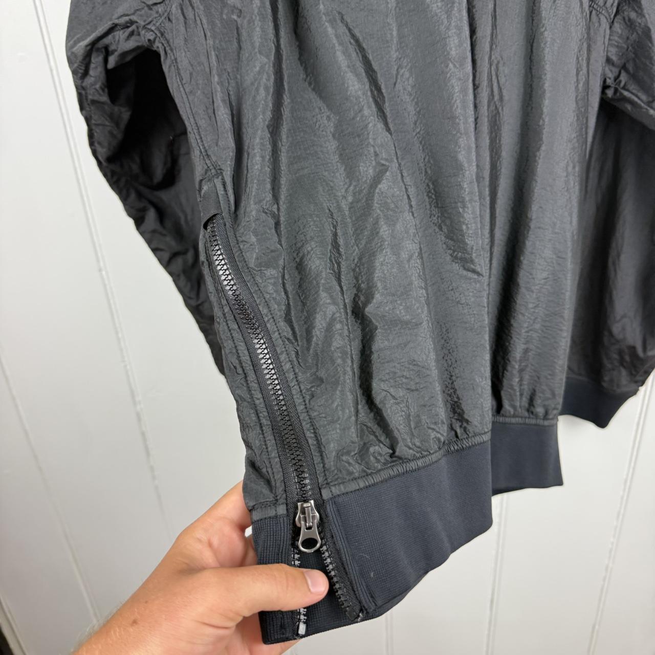 Stone Island Compass Logo Nylon Pullover Jumper (XL)
