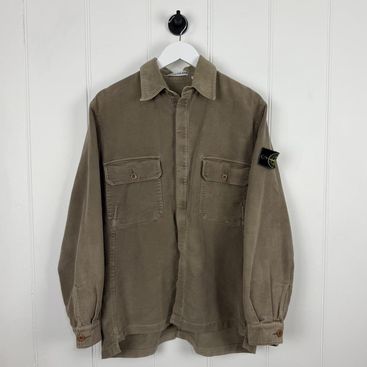 90s Stone Island Moleskin Over Shirt (M)
