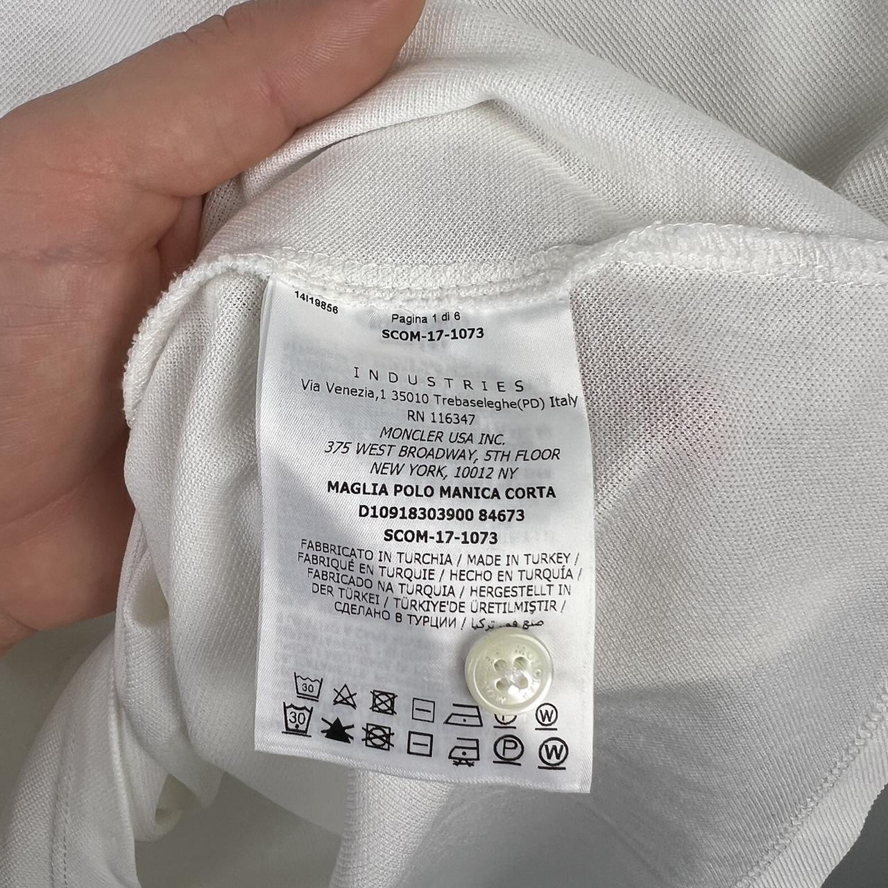 Moncler Maglia Logo Trimmed Collar (XL)