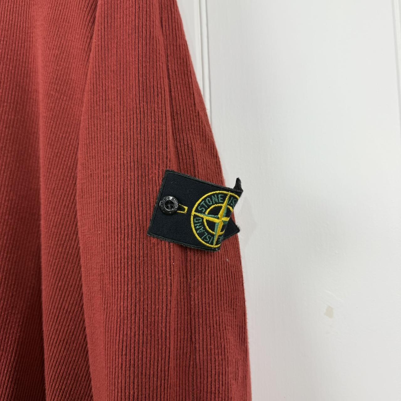 Early 2000’s Stone Island Ribbed Cotton Jumper (XL)