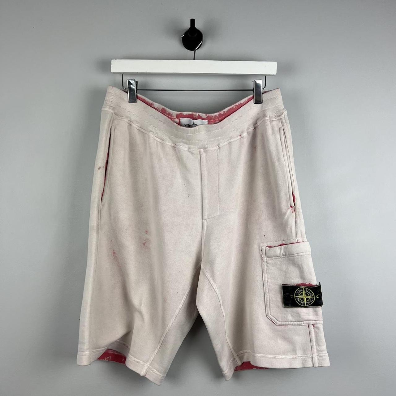 Stone Island Hand Corrosion Jersey Shorts (L)