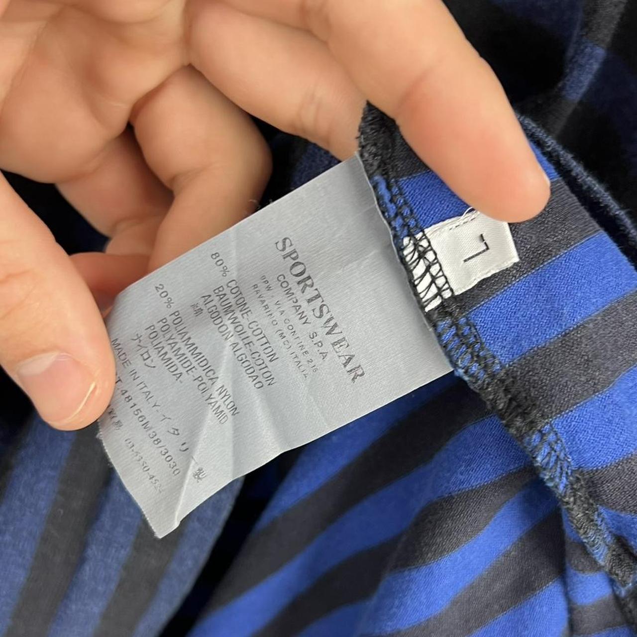 Stone Island Striped LS T-shirt (M)