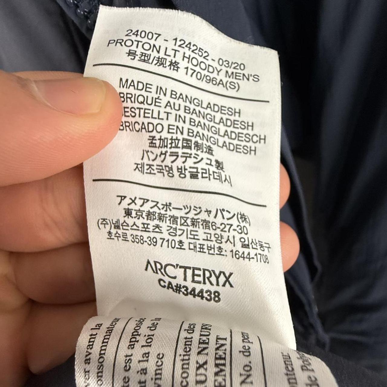 Arcteryx Proton LT Jacket (S)
