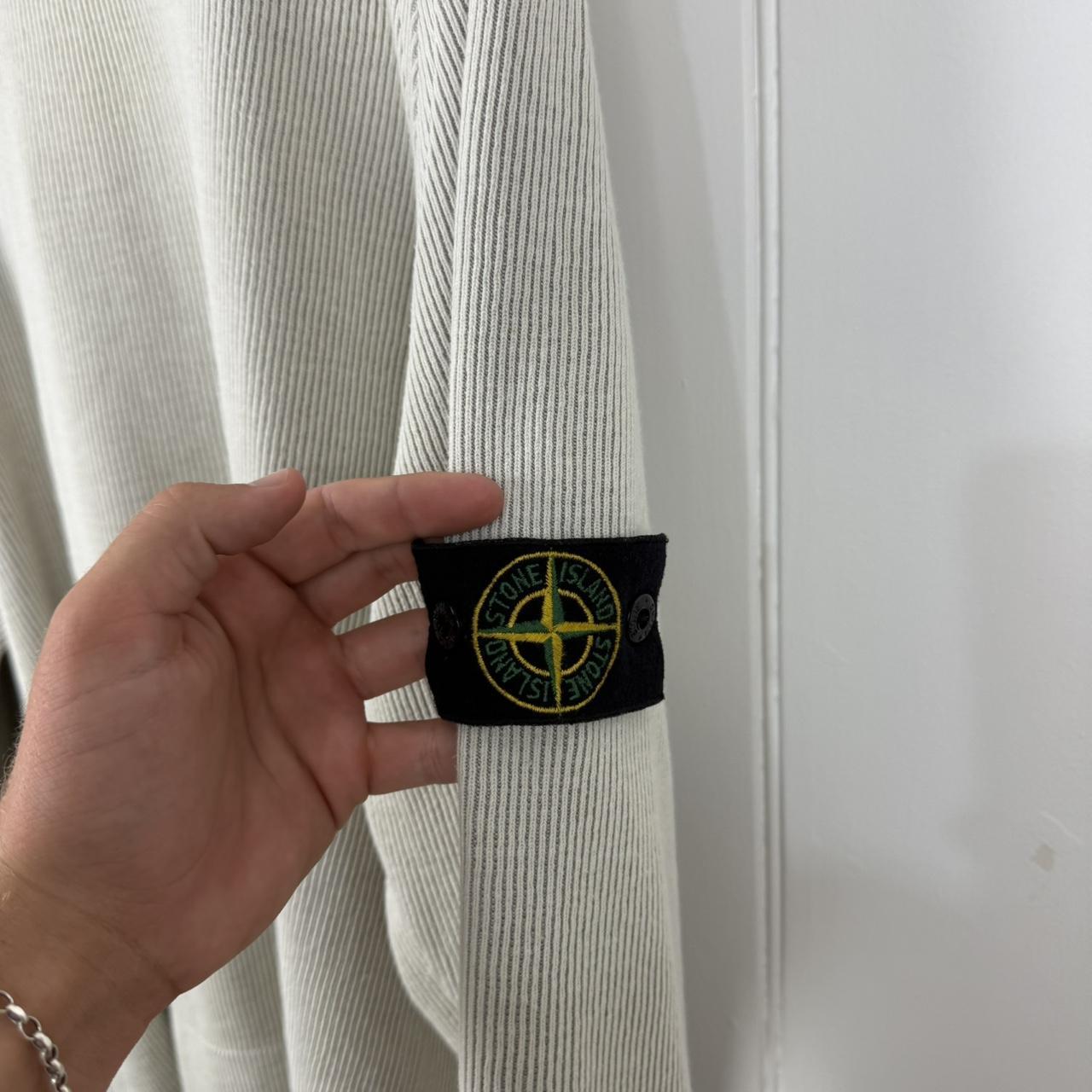 Early 2000’s Stone Island Ribbed Cotton Jumper (L)
