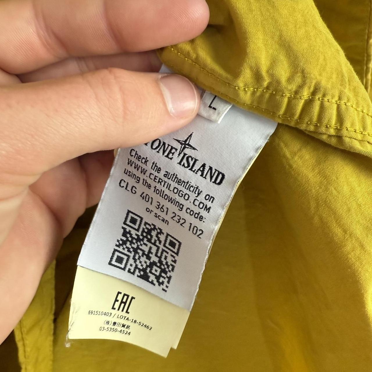 Stone Island Yellow Smock Jacket (L)