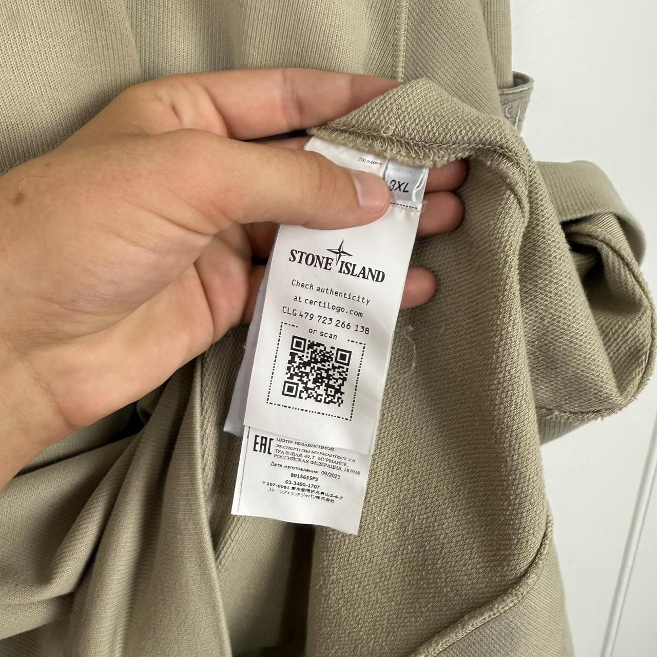 Stone Island Ghost Quarter Zip Jumper (3XL)