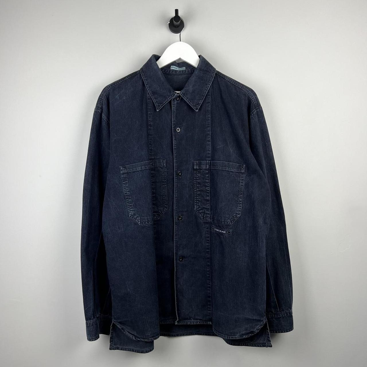 90’s Stone Island Denim Shirt LS (L)