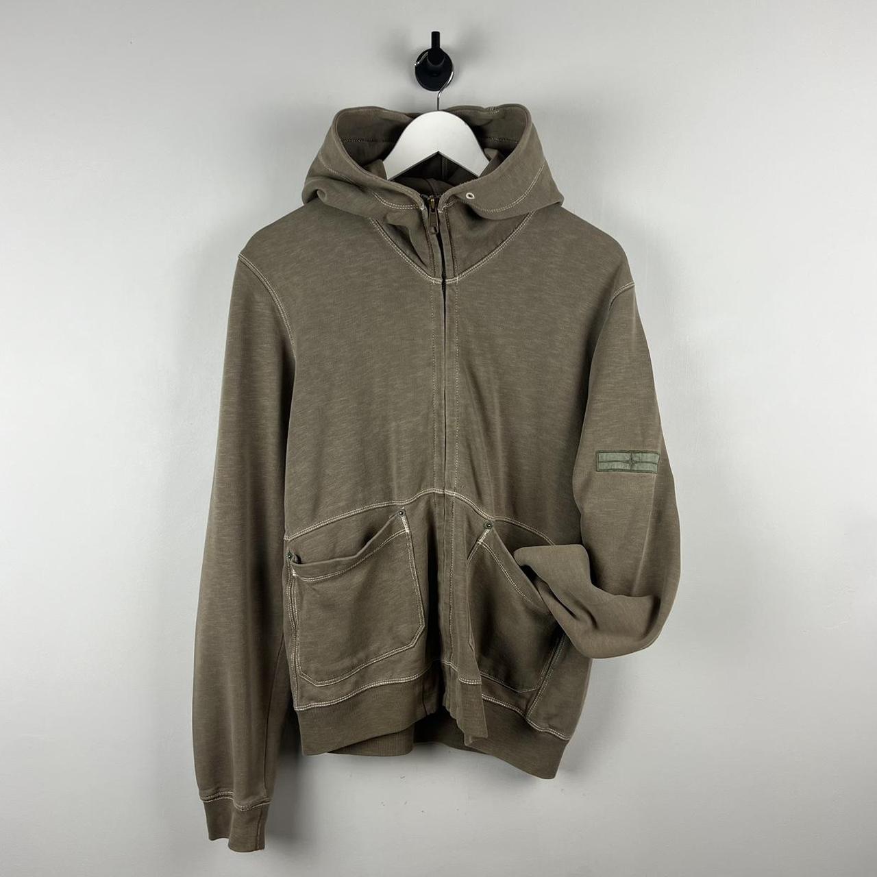 Stone Island Denims Logo Zip Hoodie (M)