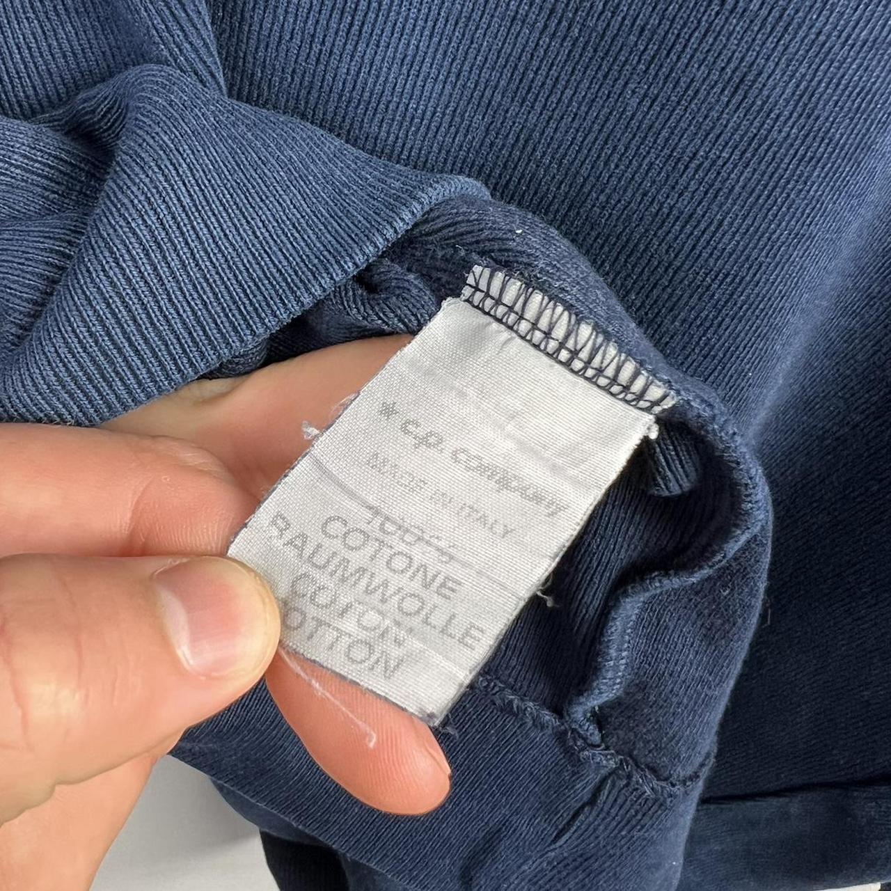 90’s Stone Island Mock Neck Logo Sweatshirt (XL)