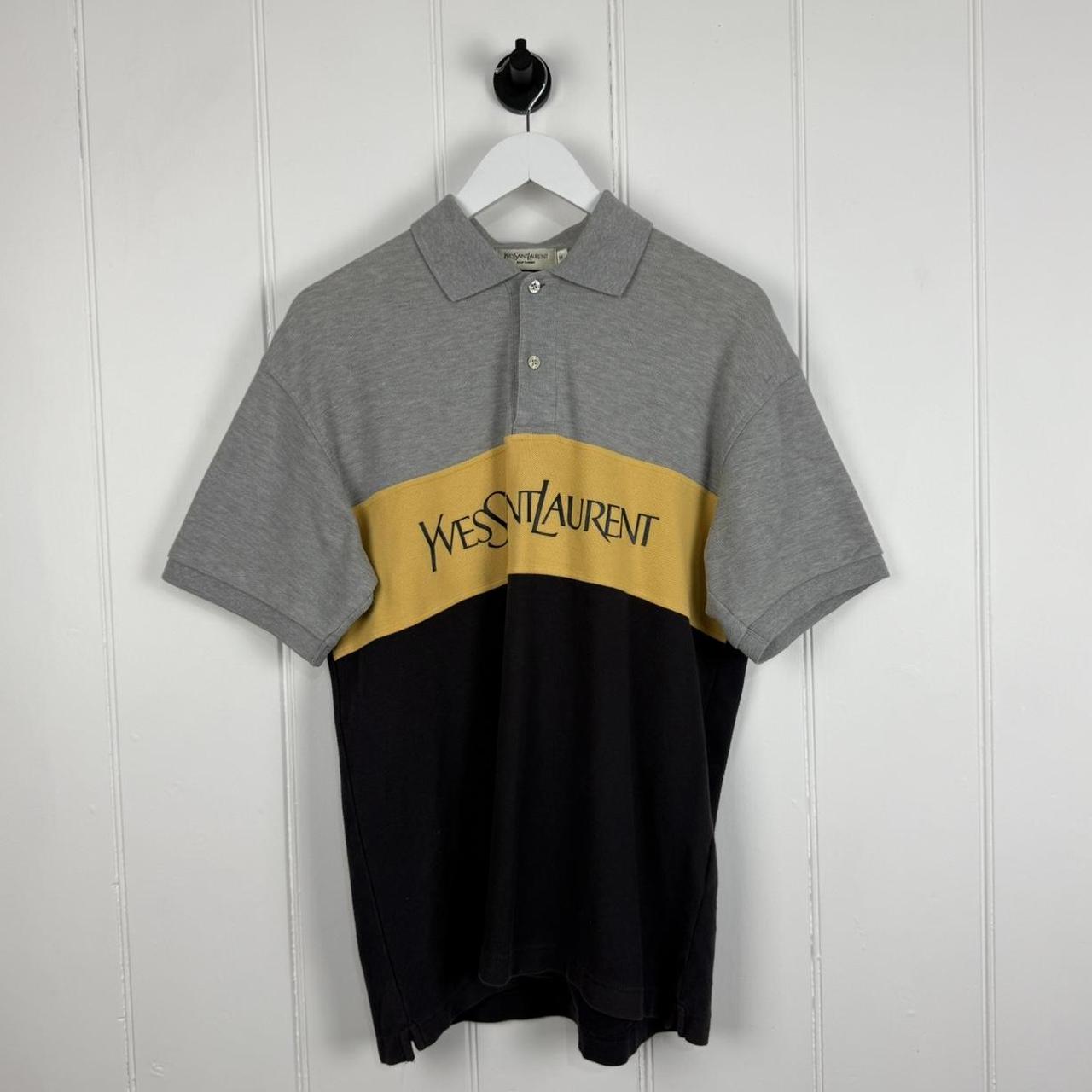 00s YSL Logo Polo Shirt (M)