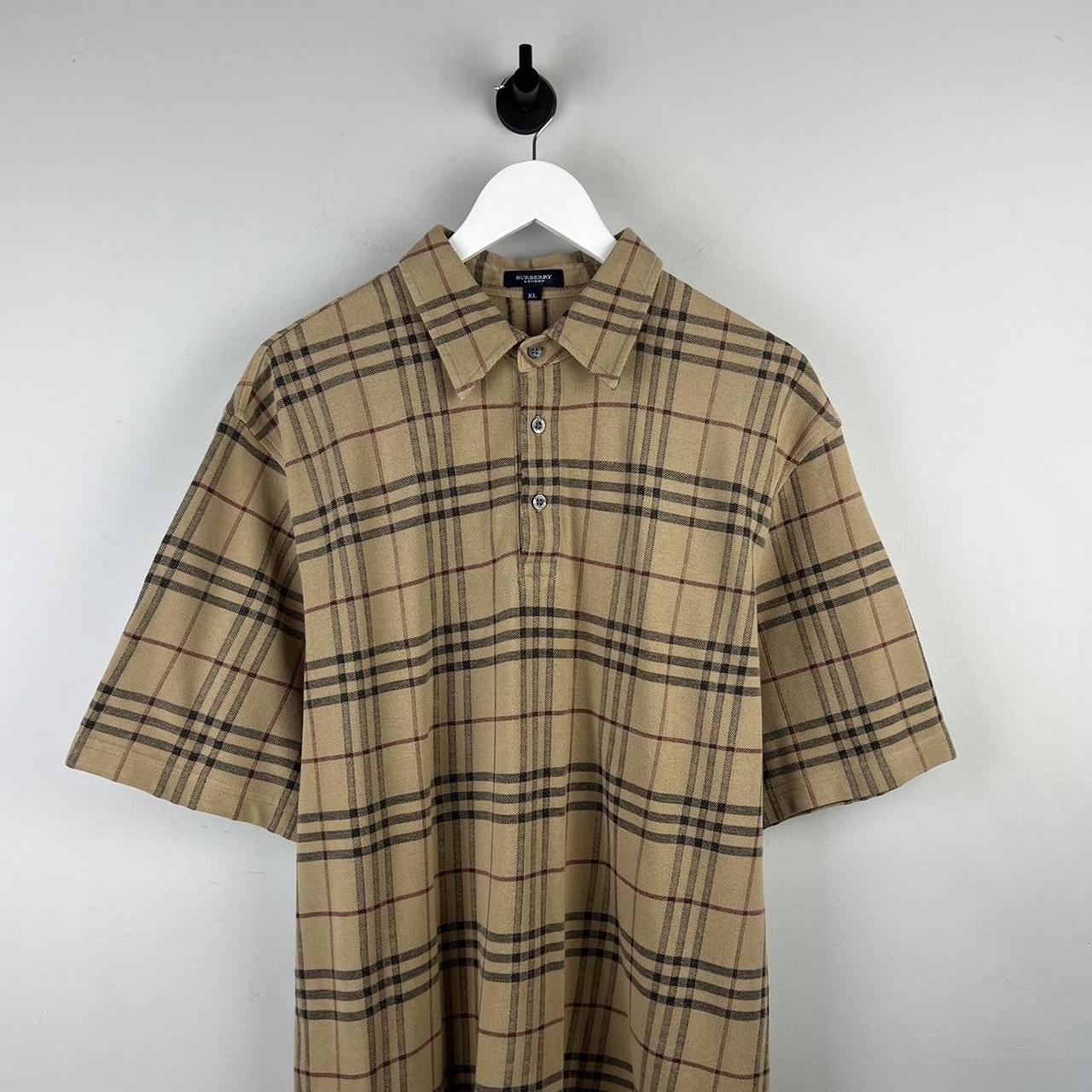 Burberry Nova Check Polo 90's Burberry Golf Polo Shirt (XL
