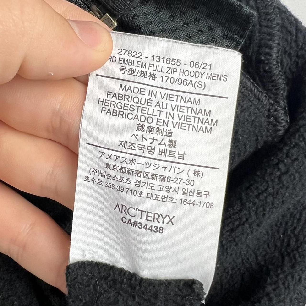 Arcteryx Logo Zip Hoodie (S)