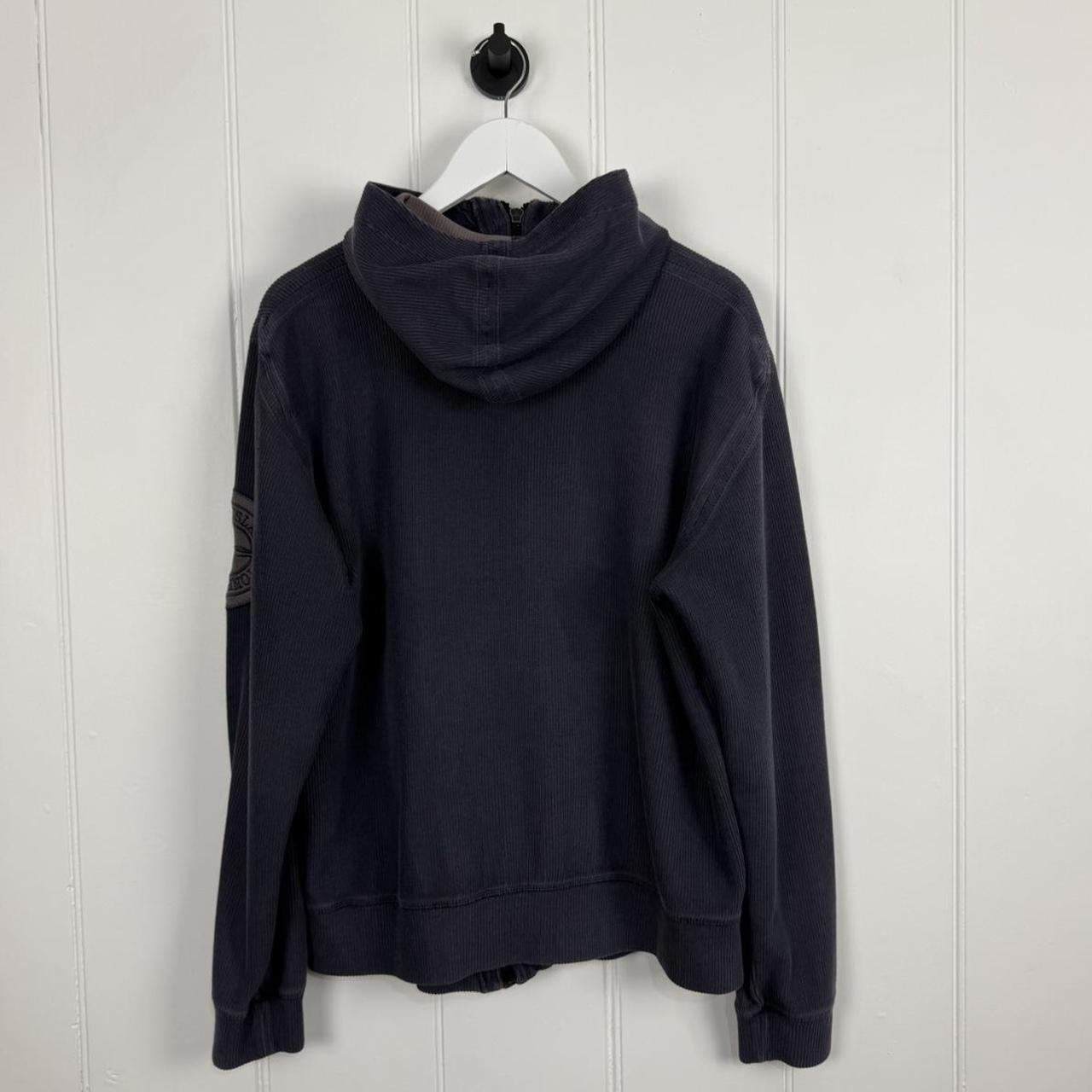 00s Stone Island Ribbed Hoodie (L)